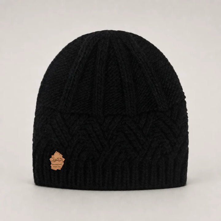 Danica | Chunky Knit Beanie for Fall - Color:Black;Size:One Size