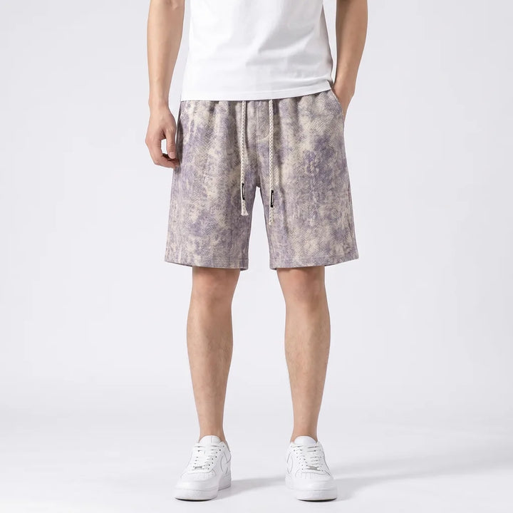Apricot Lily Tie-Dye Jacquard Shorts 3