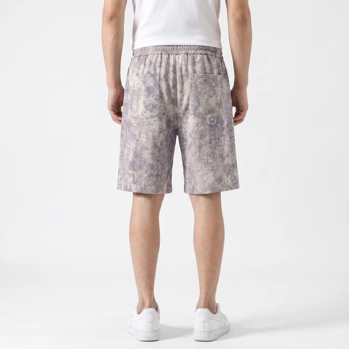 Apricot Lily Tie-Dye Jacquard Shorts 2