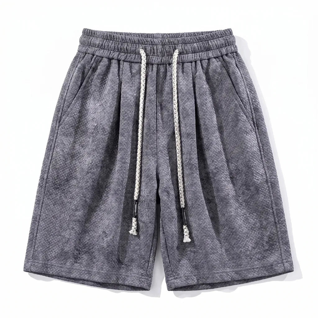 Daniel Jacquard Shorts - Color:Gray;Size:S