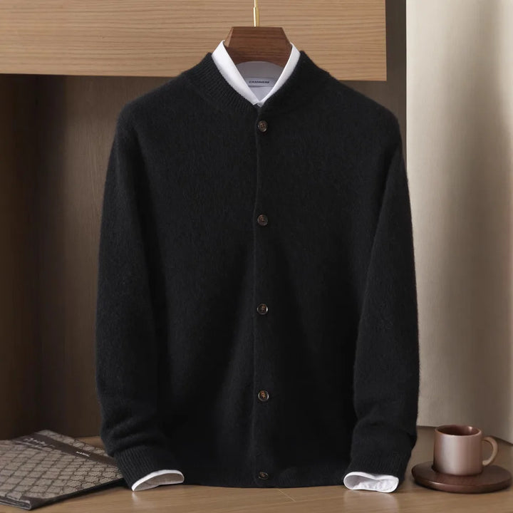 Danvers | Men's Cashmere Cardigan - Black
