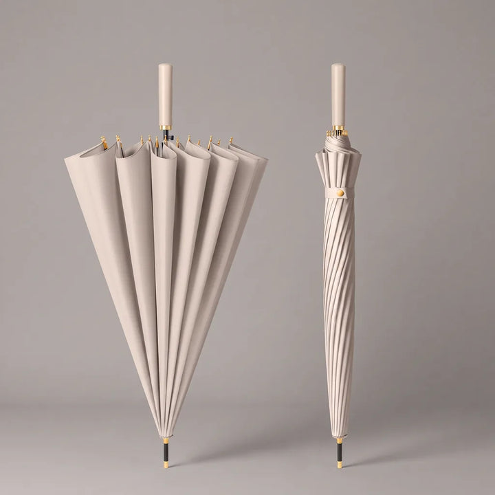 Daphne | Long Handle Outdoor Umbrella - Color:Beige