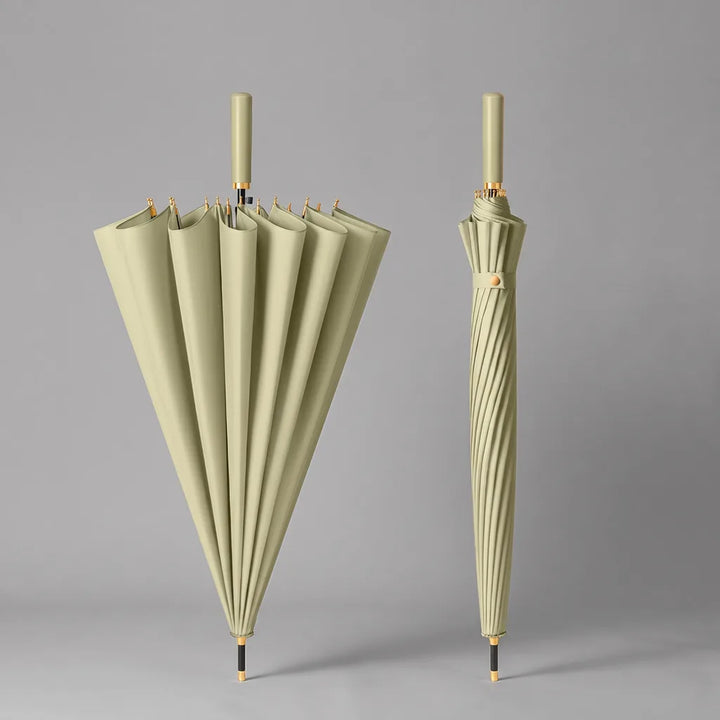 Daphne | Long Handle Outdoor Umbrella - Color:Green