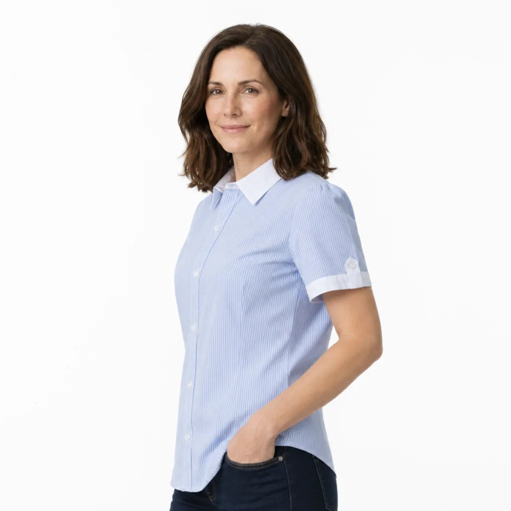 Women's Daphne Cotton Striped Shirt