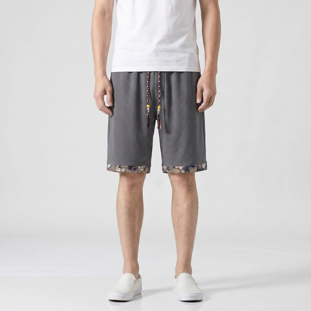 Dark Gray Matilda Loose Fit Shorts 4