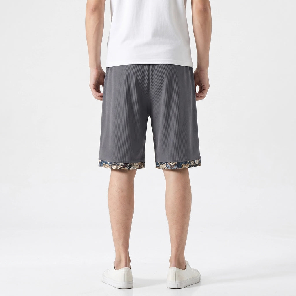 Dark Gray Matilda Loose Fit Shorts 3