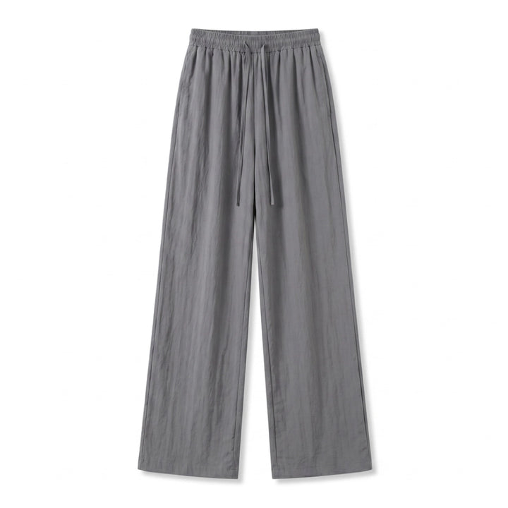 Amina Pleated Trousers - Color:Dark Grey;Size:S