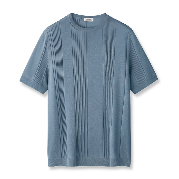 Dawson Striped Tee - Color:Haze Blue;Size:S
