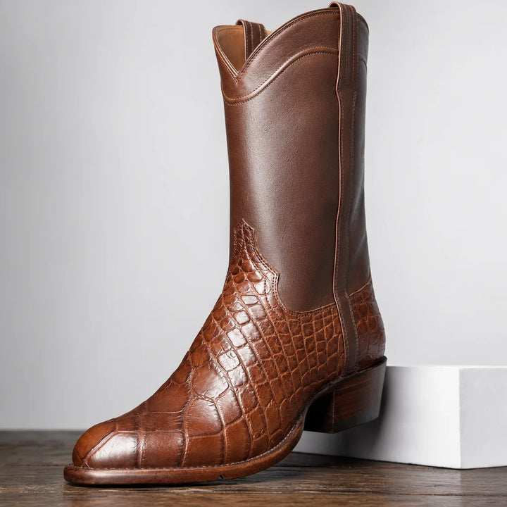 Men's Brown Norton Mid-Calf Rider Boots