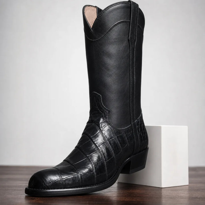 Men's Black Norton Mid-Calf Rider Boots
