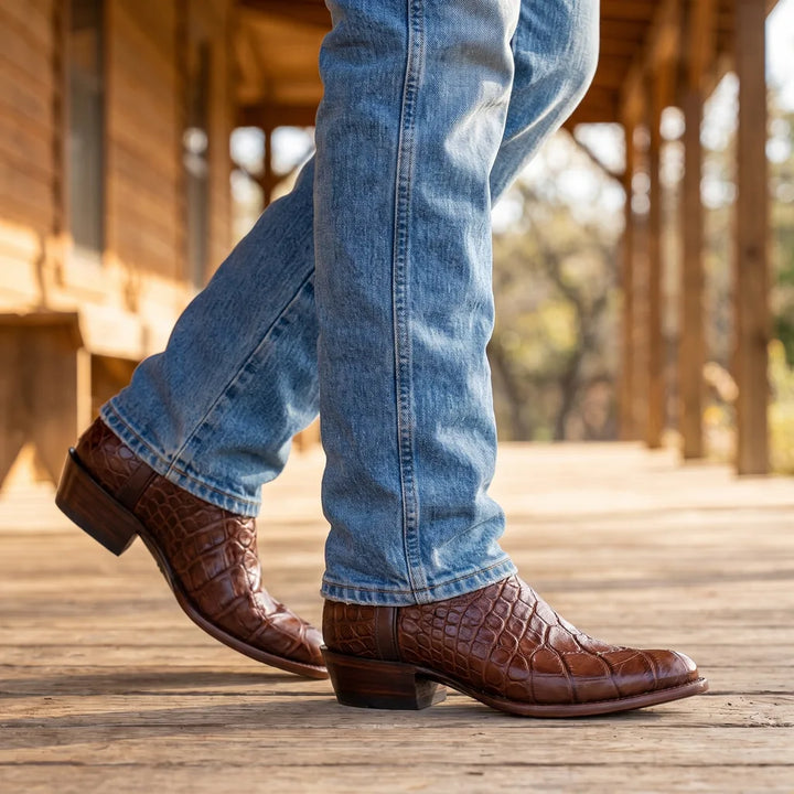 Men's Brown Norton Mid-Calf Rider Boots