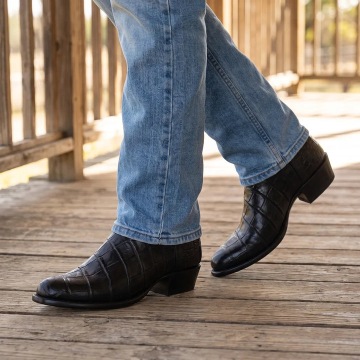 Men's Black Norton Mid-Calf Rider Boots