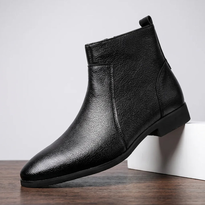 Men's Black Carlisle Side Zip Boots