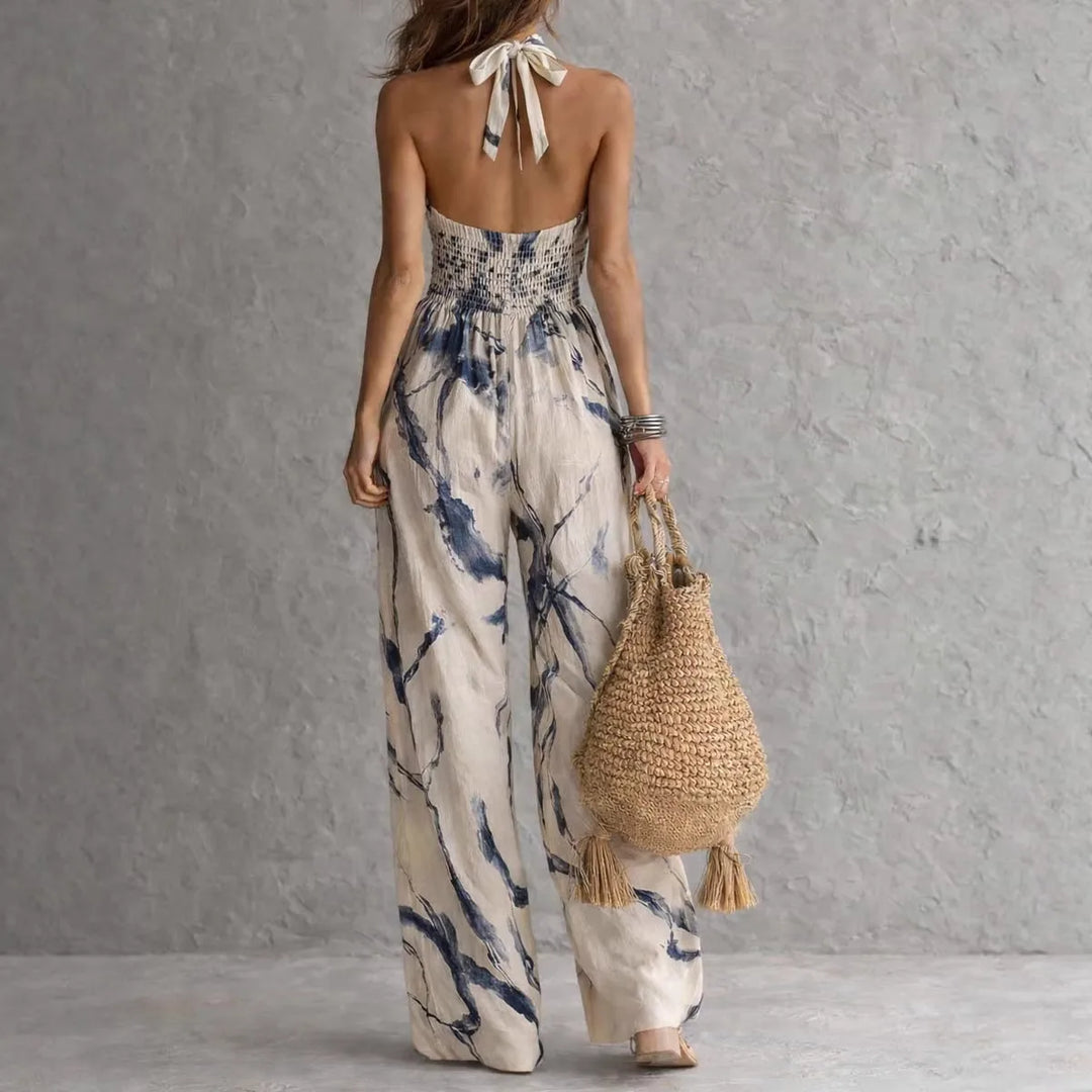 Women's Diana | Women's Print Wide-Leg Jumpsuit