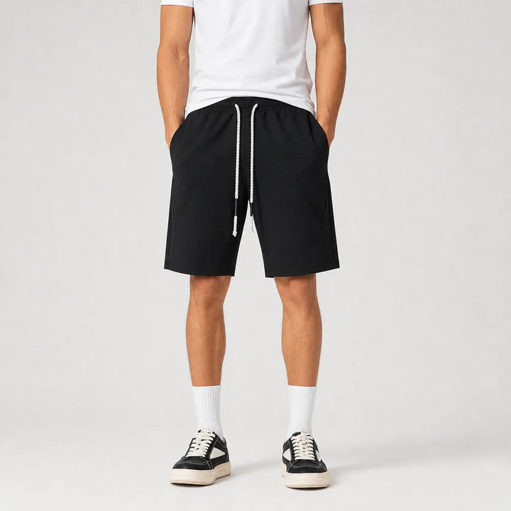 Men's Black Dominic Cool Mesh Shorts