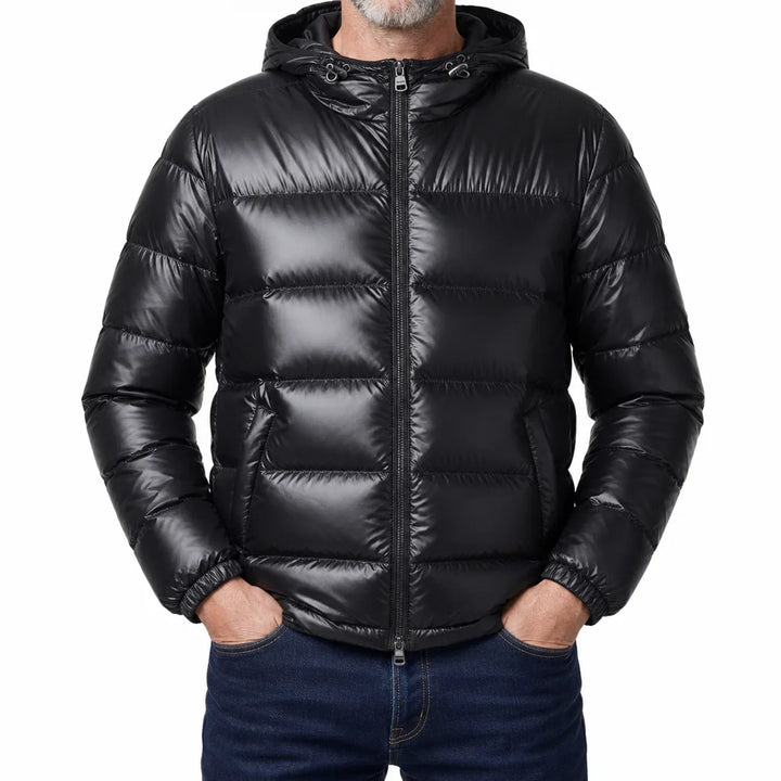 Dominic | Mens Fall Puffer Jacket - Color:Black;Size:XXS