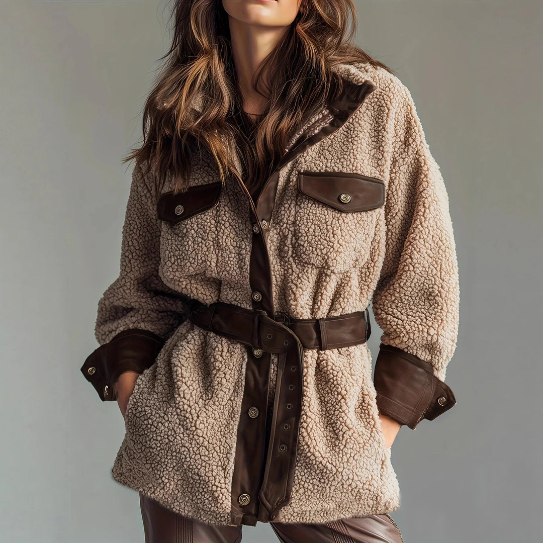 Women's Donna | Women's Belted Teddy Jacket
