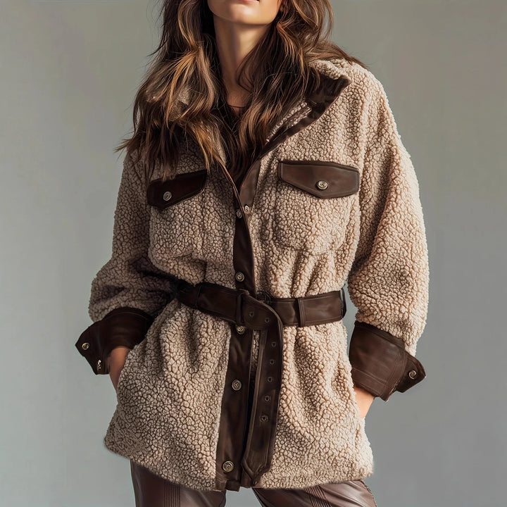 Women's Donna | Women's Belted Teddy Jacket