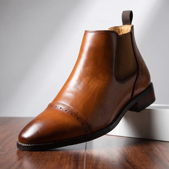 Men's Brown Lipton Mid Chelsea Boots