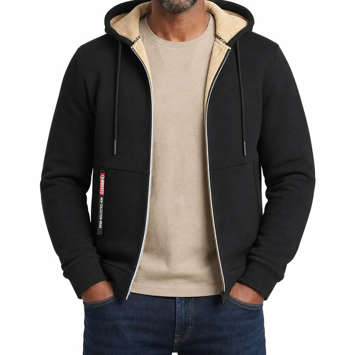 Douglas Full Zip Hoodie - Color:Black;Size:XS