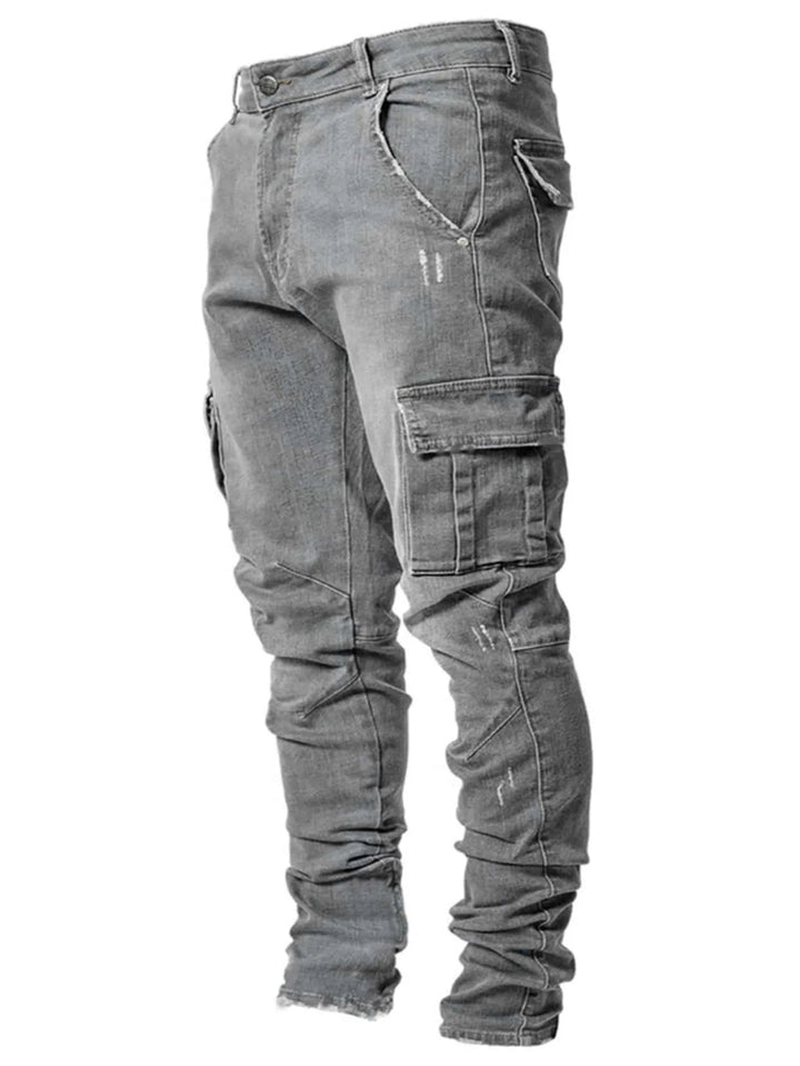 Drake | Men's Ultra-Stretch Casual Jeans - Color:Gray;Size:XS