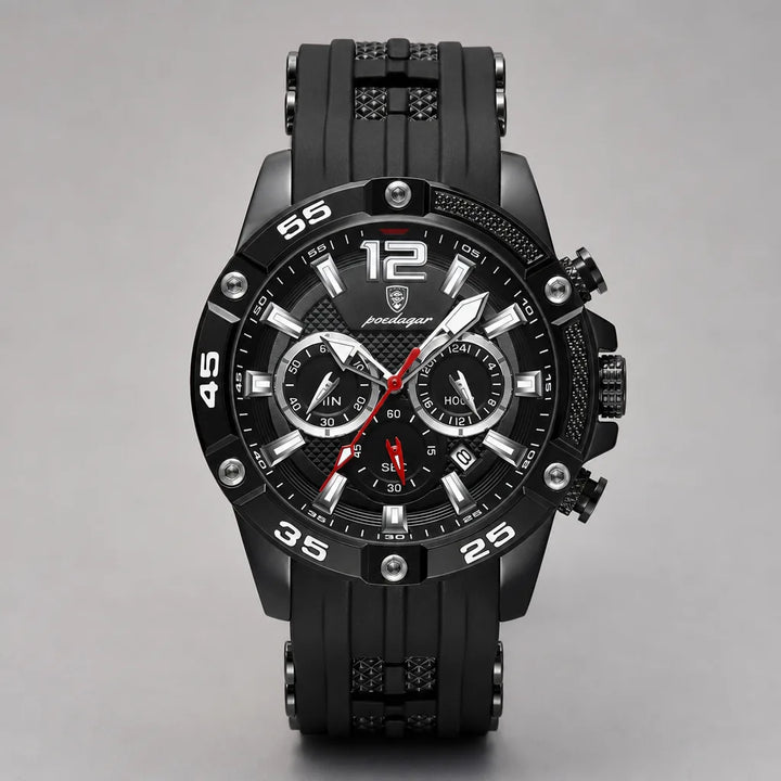 Drake Quartz Pro Watch - Color:Black