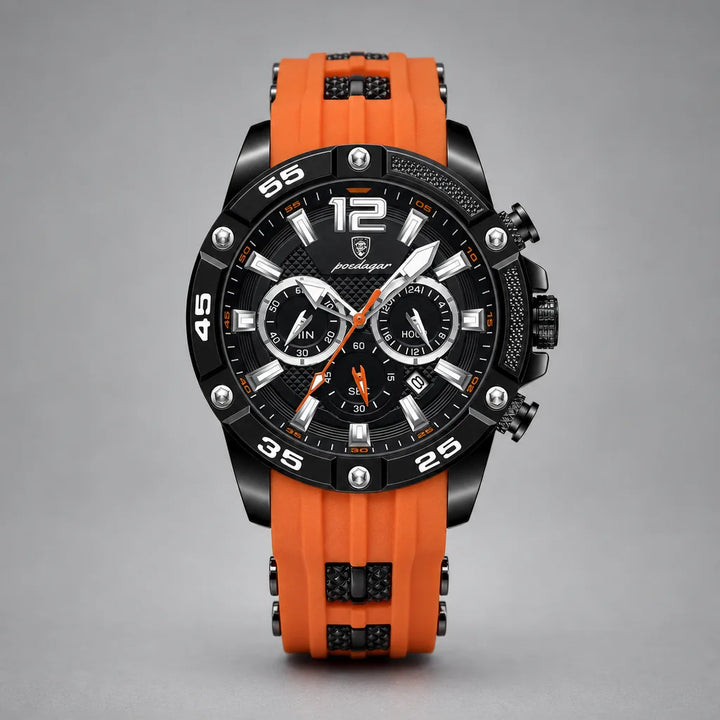 Drake Quartz Pro Watch - Color:Orange