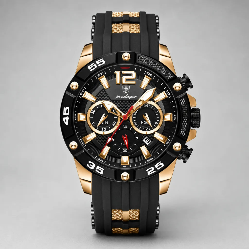 Drake Quartz Pro Watch - Color:Rose Gold