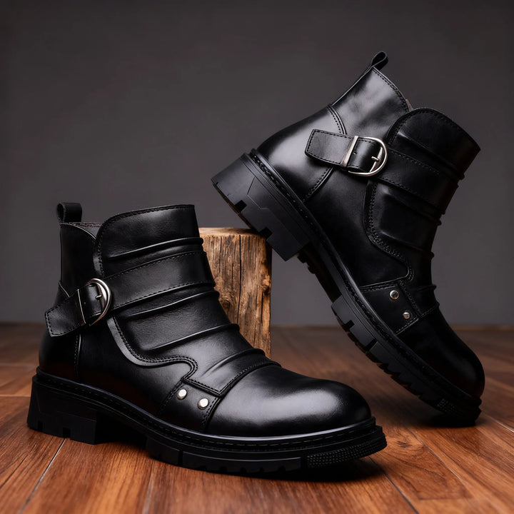 Duncan | Mens Fall Hiking Boots - Color:Black;Size:38