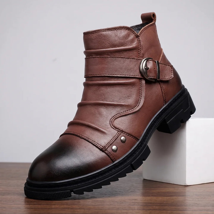 Men's Gorham Leather Combat Boots