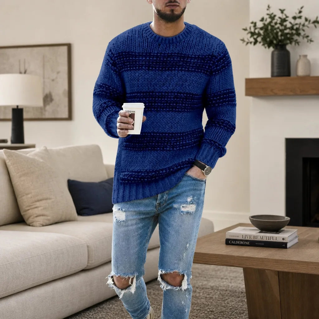 Men's Blue Easton | Men's Sweater
