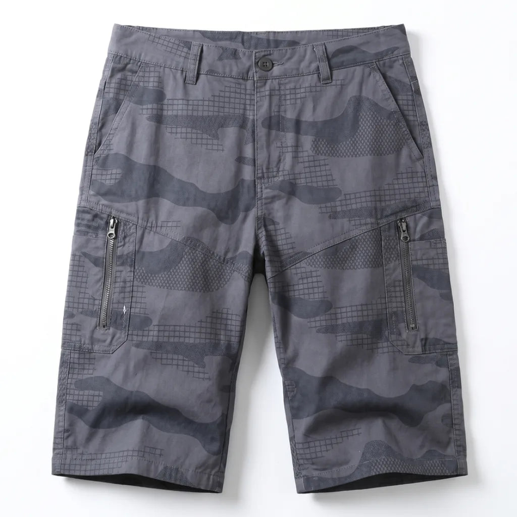 Eaton Camo Shorts - Color:Dark Gray;Size:M