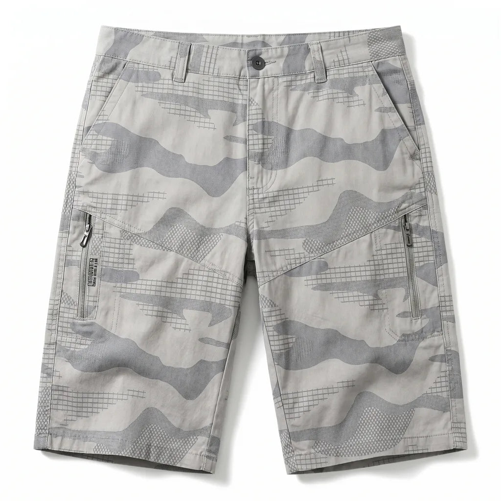 Eaton Camo Shorts - Color:Light Gray;Size:M