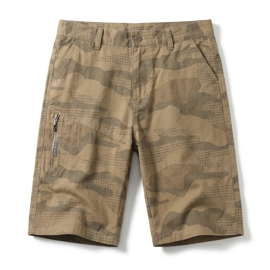 Eaton Camo Shorts - Color:Yellow;Size:M