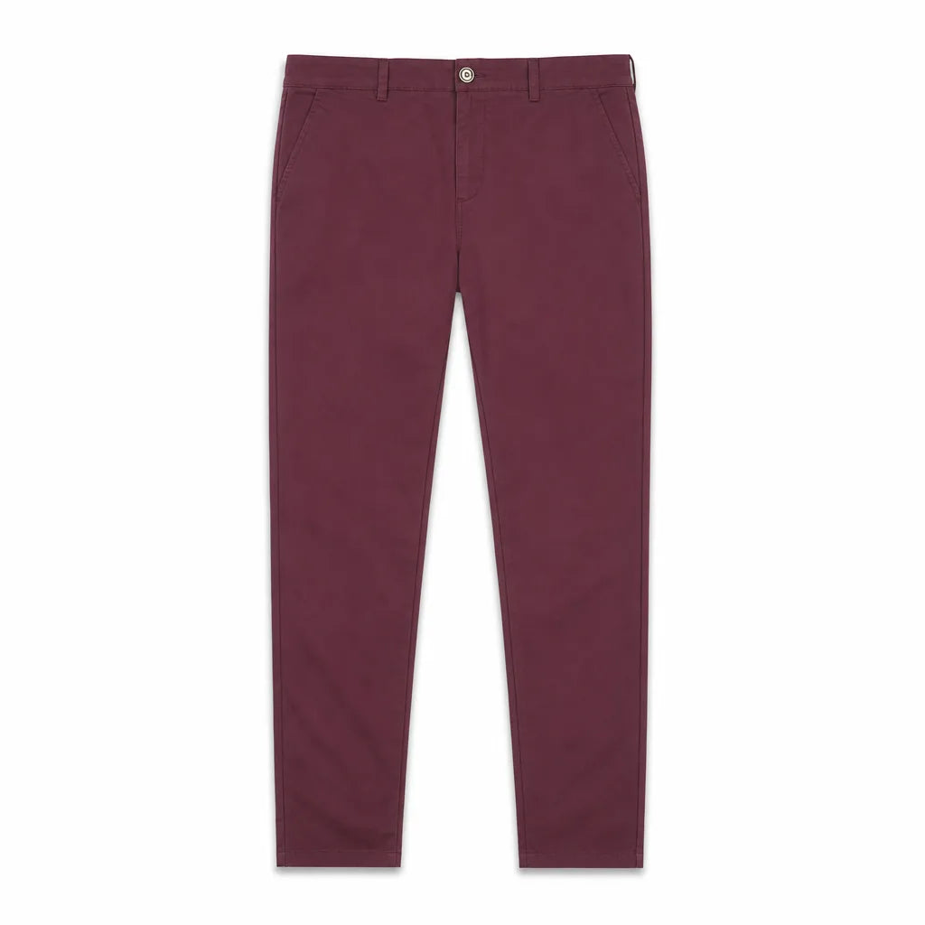 Men's Red Edmund Slim Dress Pants