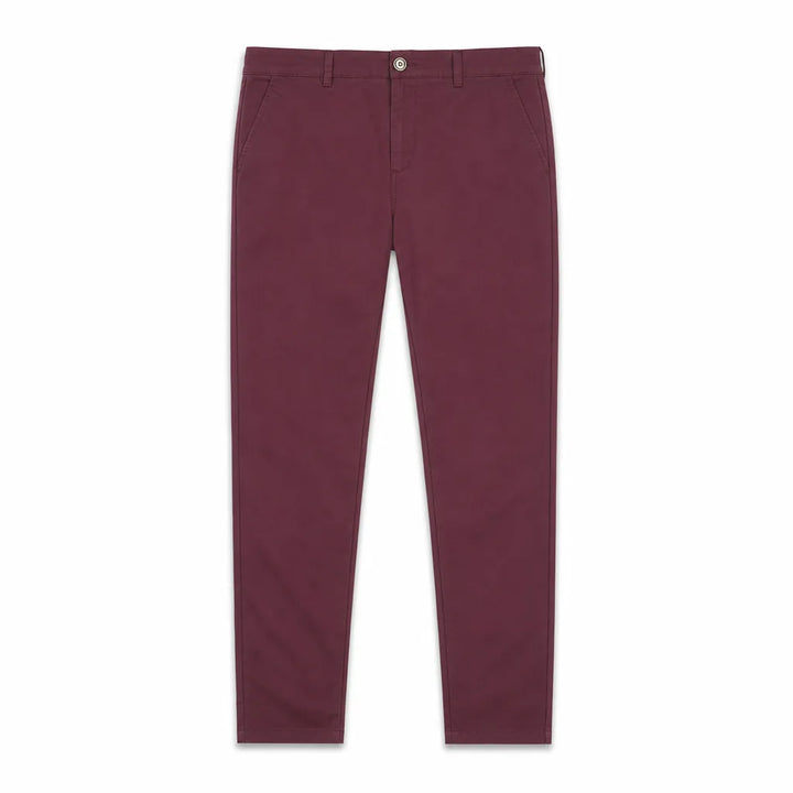 Men's Red Edmund Slim Dress Pants