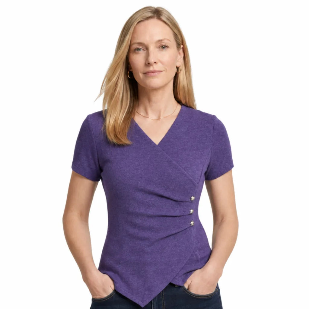 Nolan Asymmetric V-Neck T-Shirt