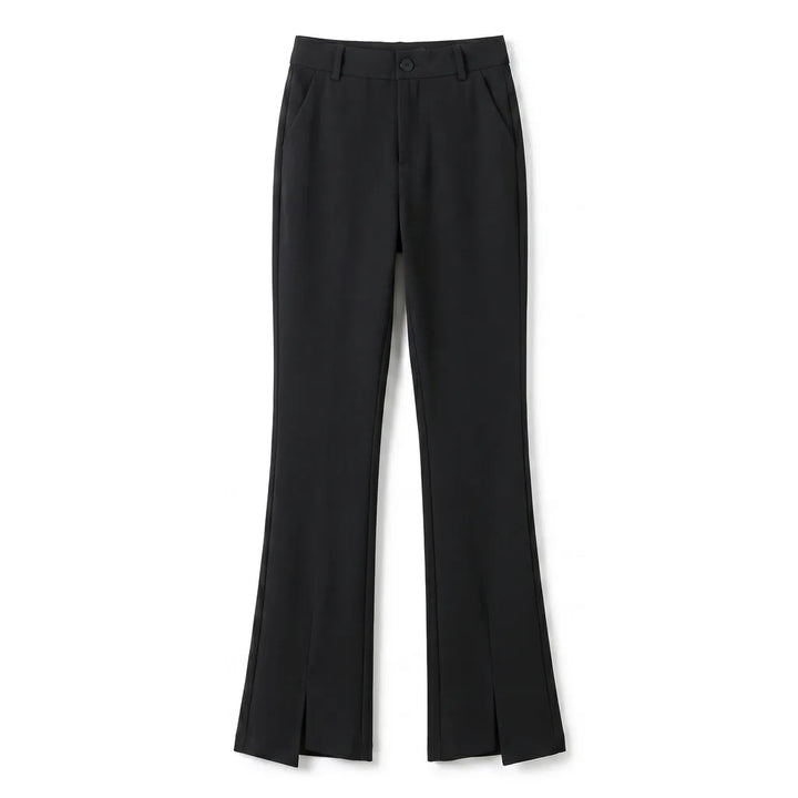 Elara Flared Trousers - Color:Black Autumn;Size:2XL/30