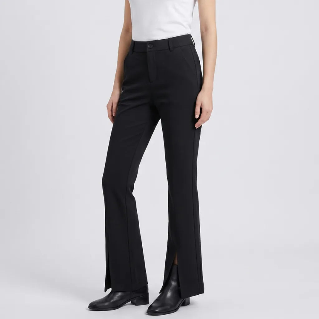 Leon Cotton Flare Trousers