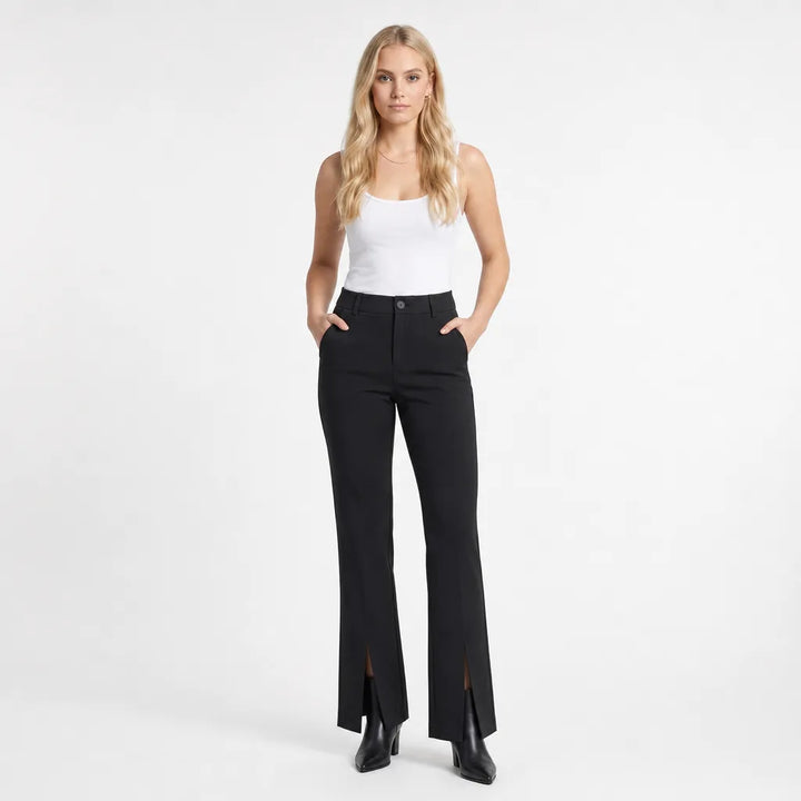 Leon Cotton Flare Trousers
