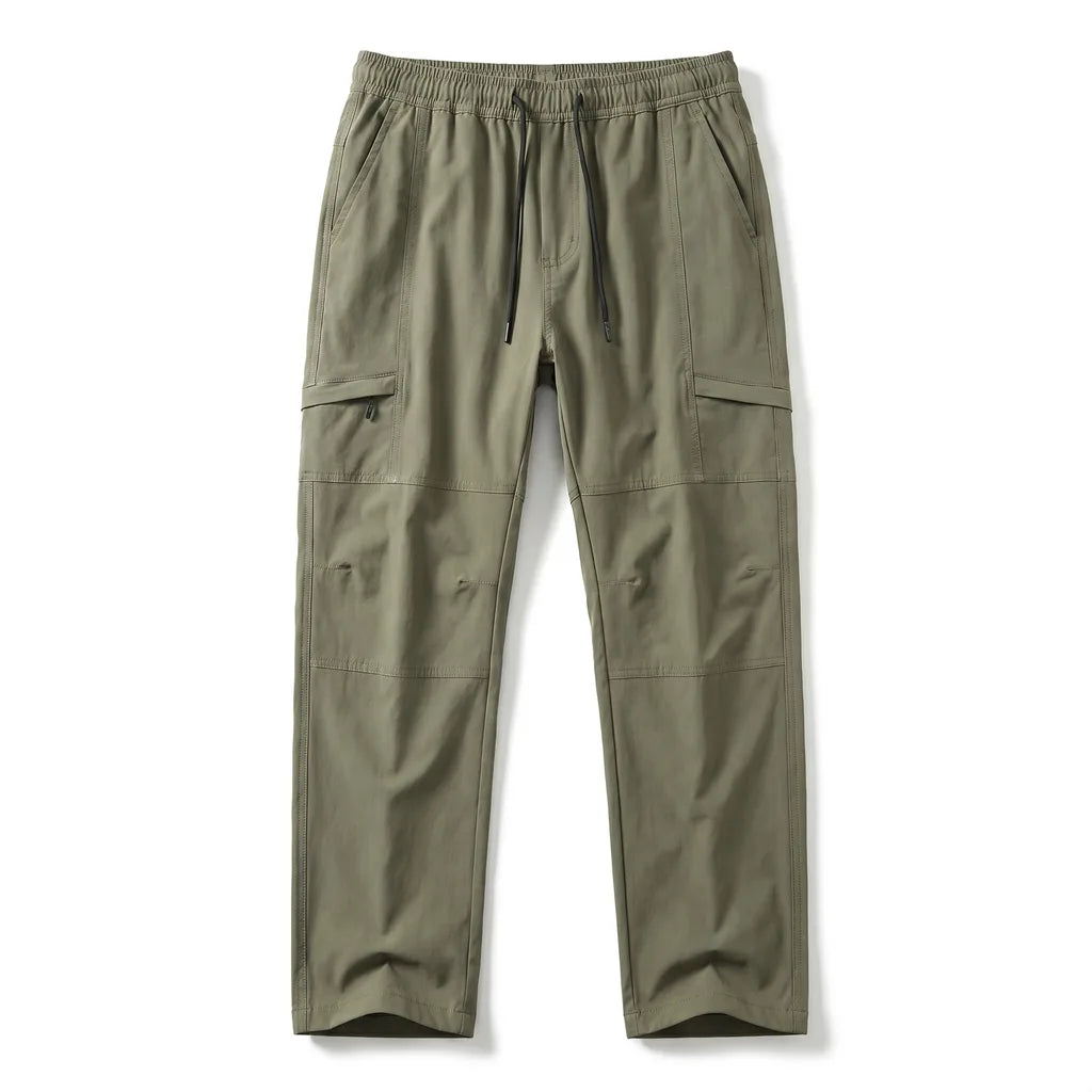 Elijah Lined Cargo Pants - Color:Army Green;Size:S