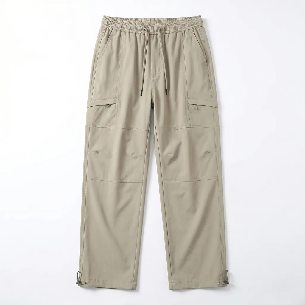 Elijah Lined Cargo Pants - Color:Beige;Size:S