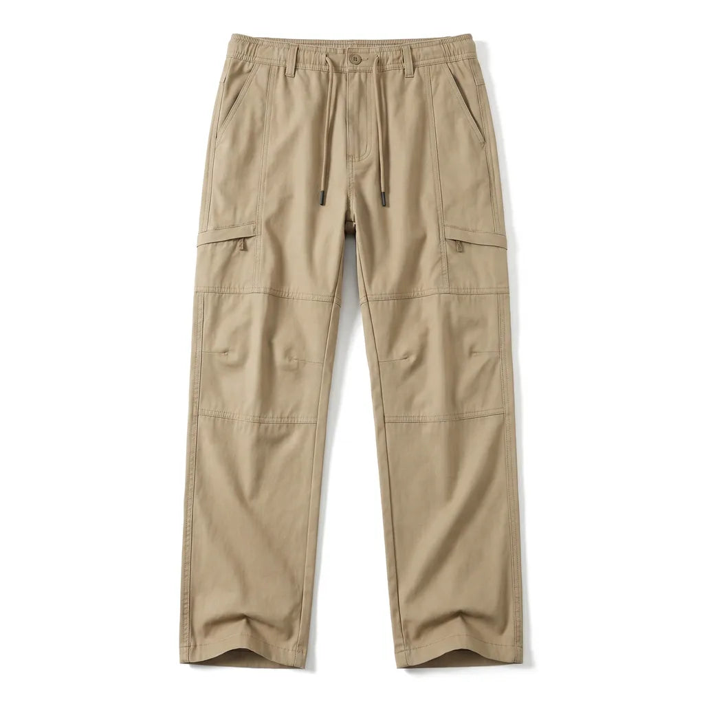 Elijah Lined Cargo Pants - Color:Khaki;Size:S