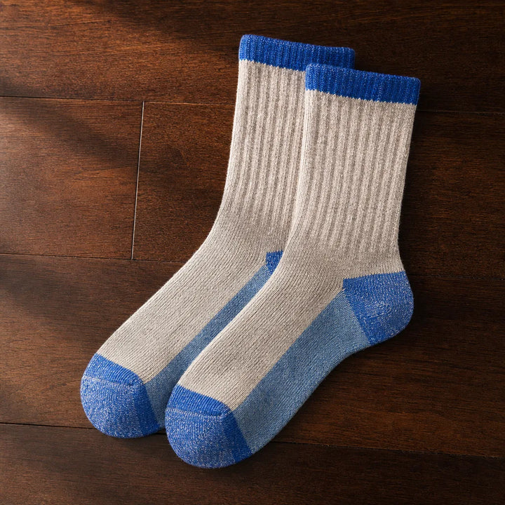 Men's Blue Elijah Merino Wool Socks