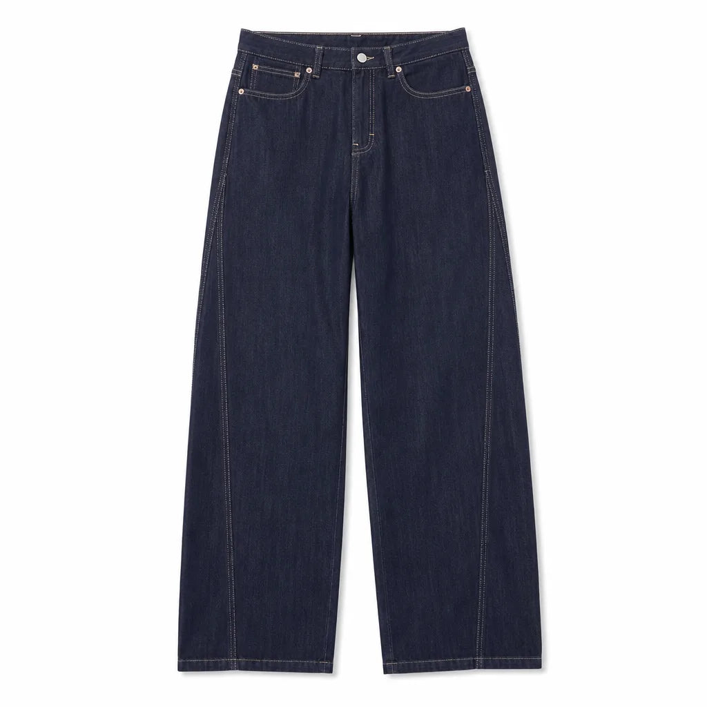 Elis Barrel Jeans - Color:Gray;Size:XS