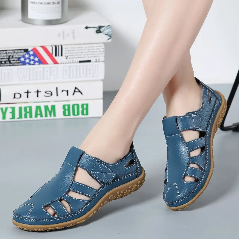 Elise | Women's Orthopedic Sandals - Color:Blue;Size:35