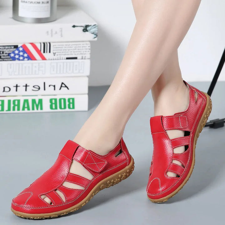 Elise | Women's Orthopedic Sandals - Color:Red;Size:35