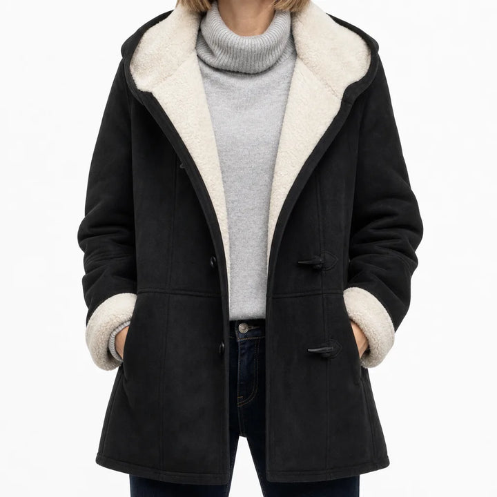 Elissa Hooded Jacket - Color:Black;Size:XS