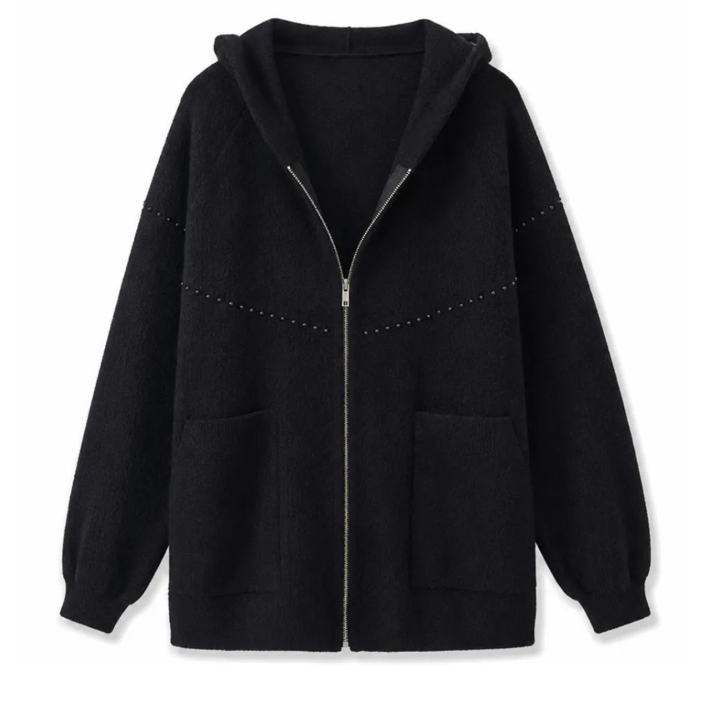 Elizabeth Detailed Jacket - Color:Black;Size:S