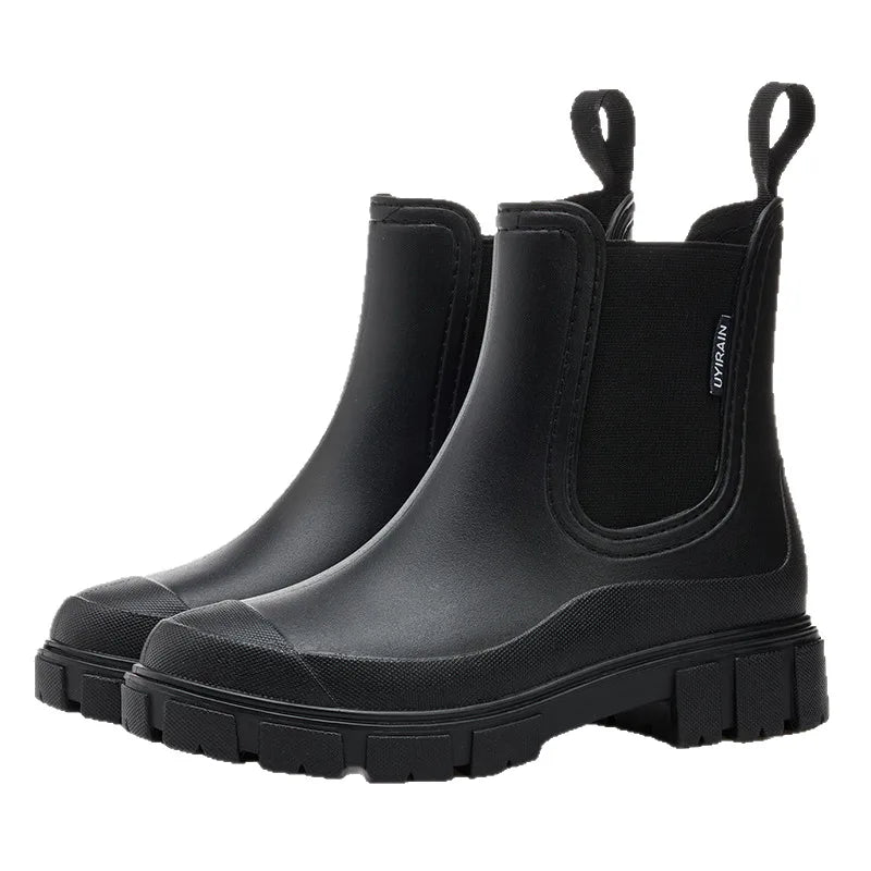 Ella | Women's Waterproof Stylish Chelsea Boots  - Size:36;Color:Black